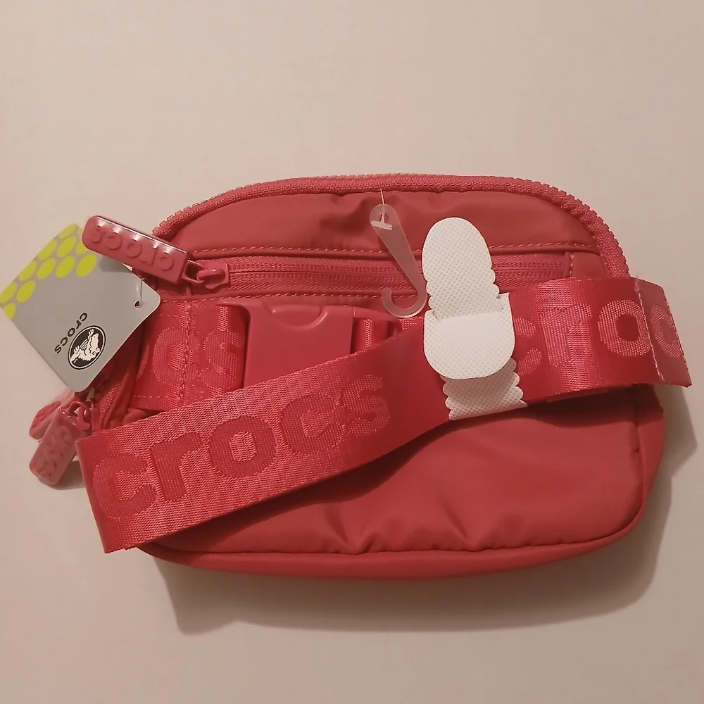 (New) Crocs Belt Bag / Crossbody (Pink)